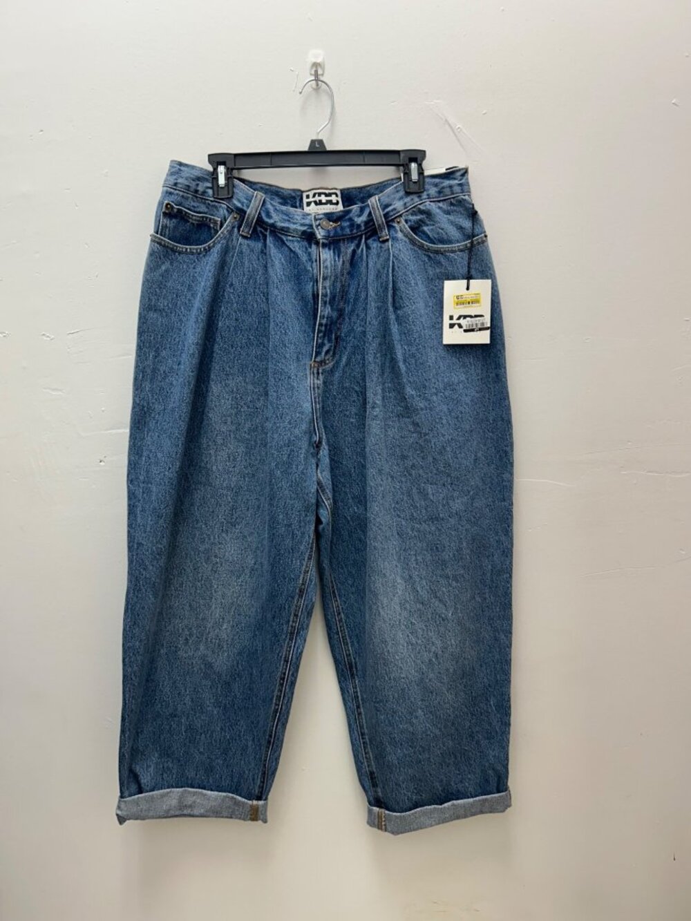 Blue Women's High-Rise Relaxed Jeans